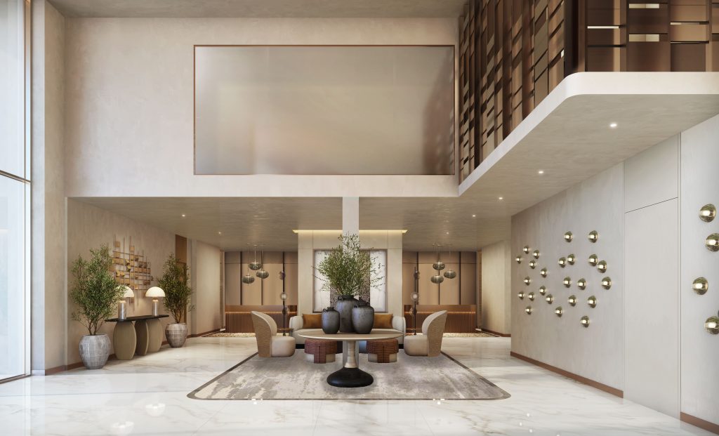 Le grey lobby view 3