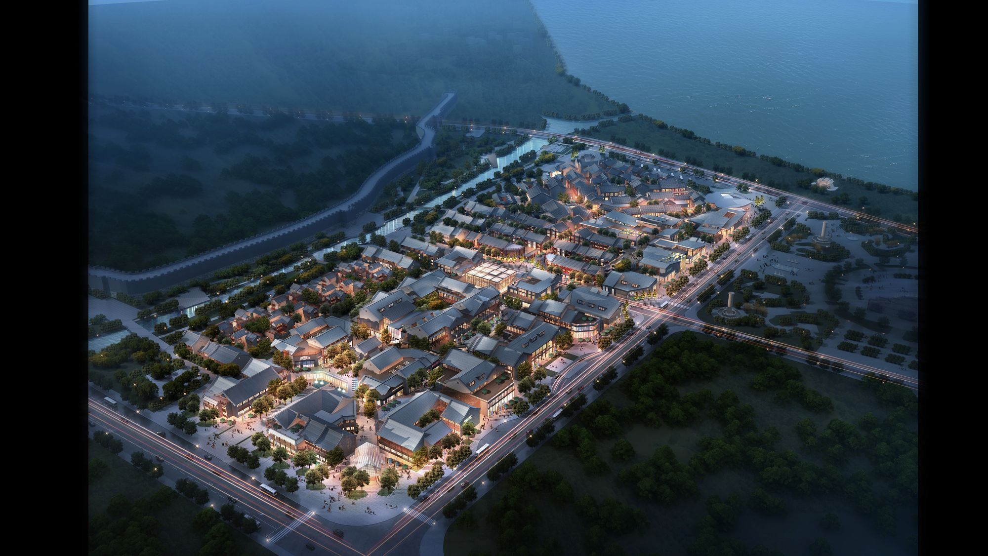 Commercial Street Planning Design, Penglai