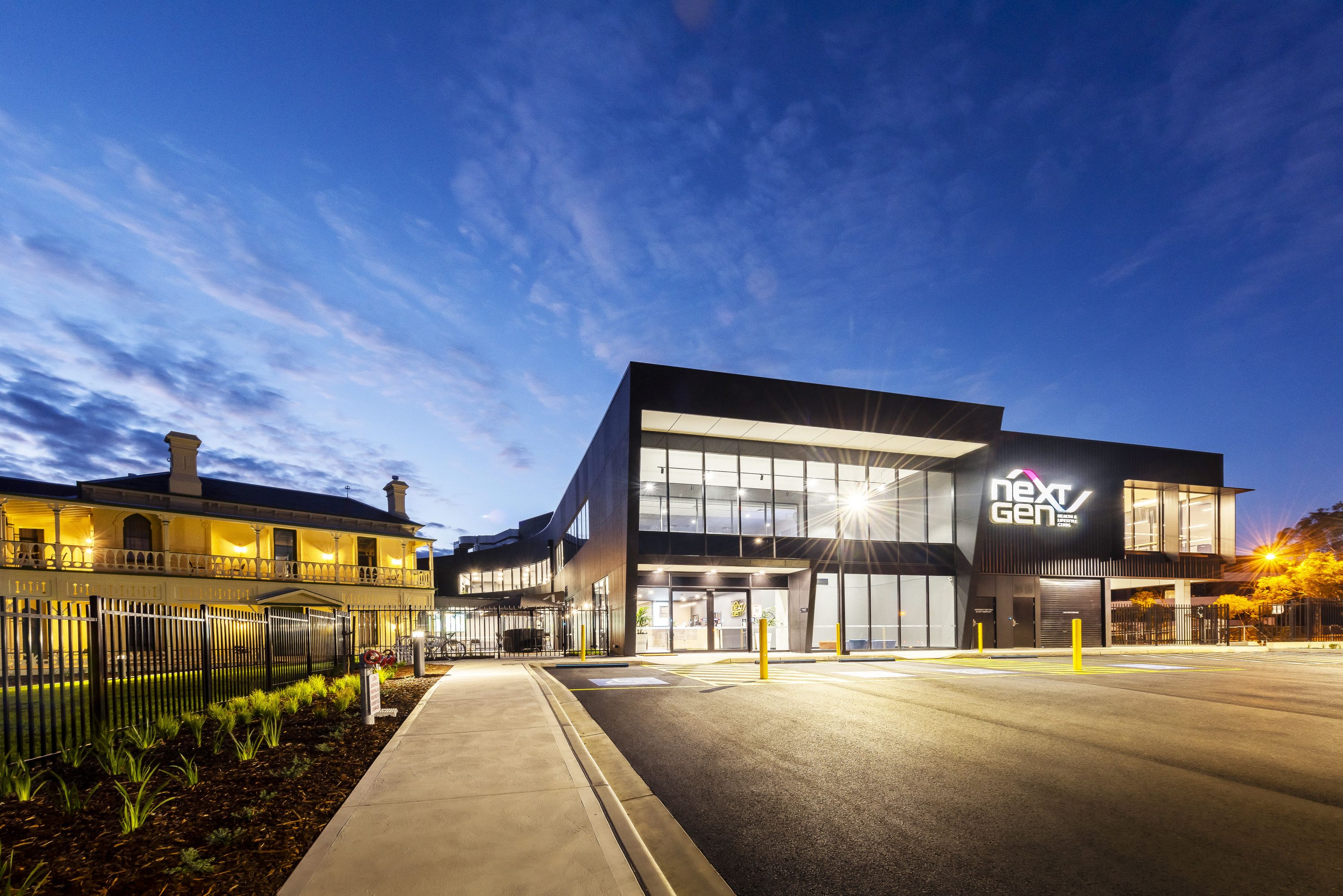 dwp | design worldwide partnership architects designed the new Next Gen Health Club Doncaster
